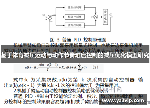 基于体育减压运动与动作节奏难度控制的减压优化模型研究